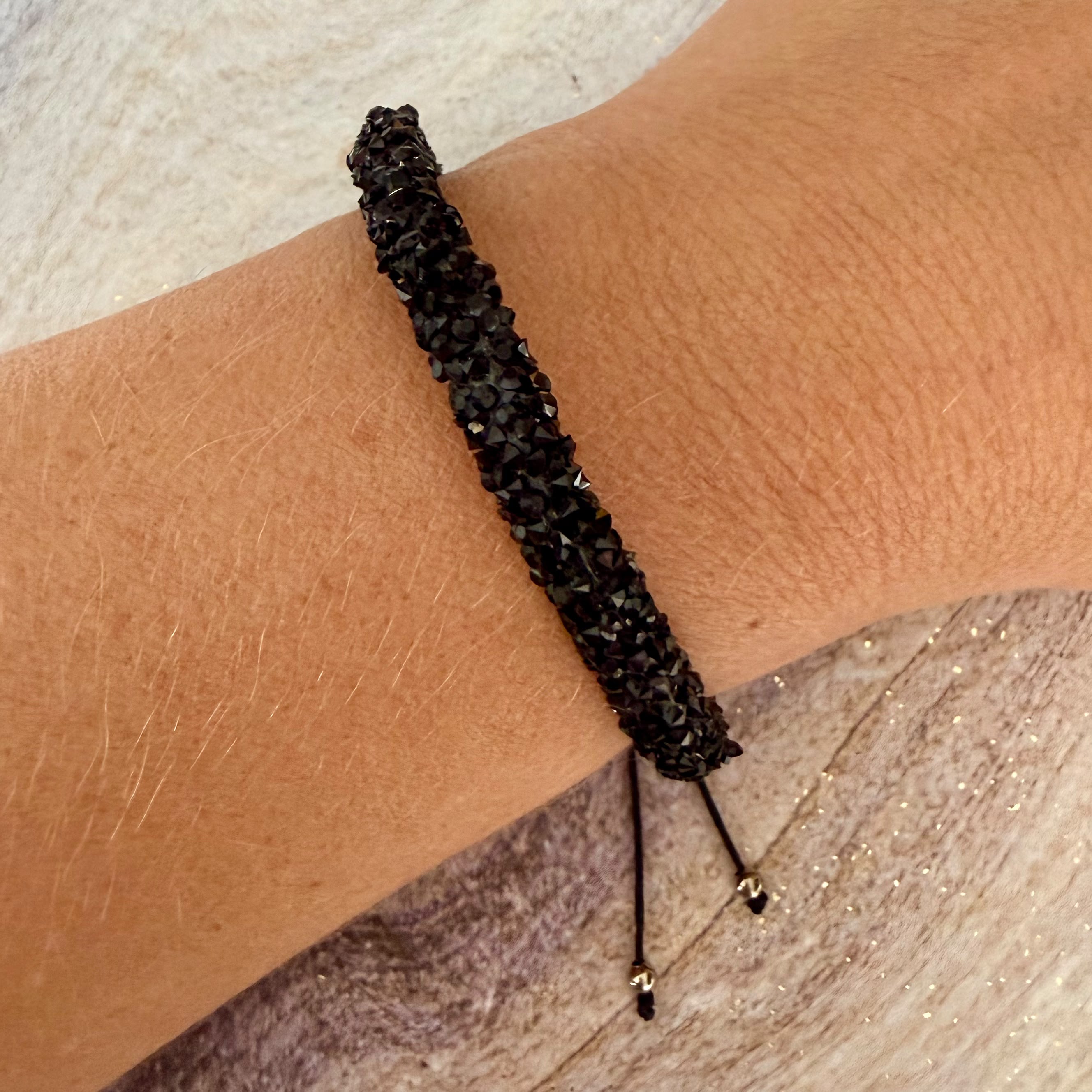 Sparkling Crystal Cord Bracelet
