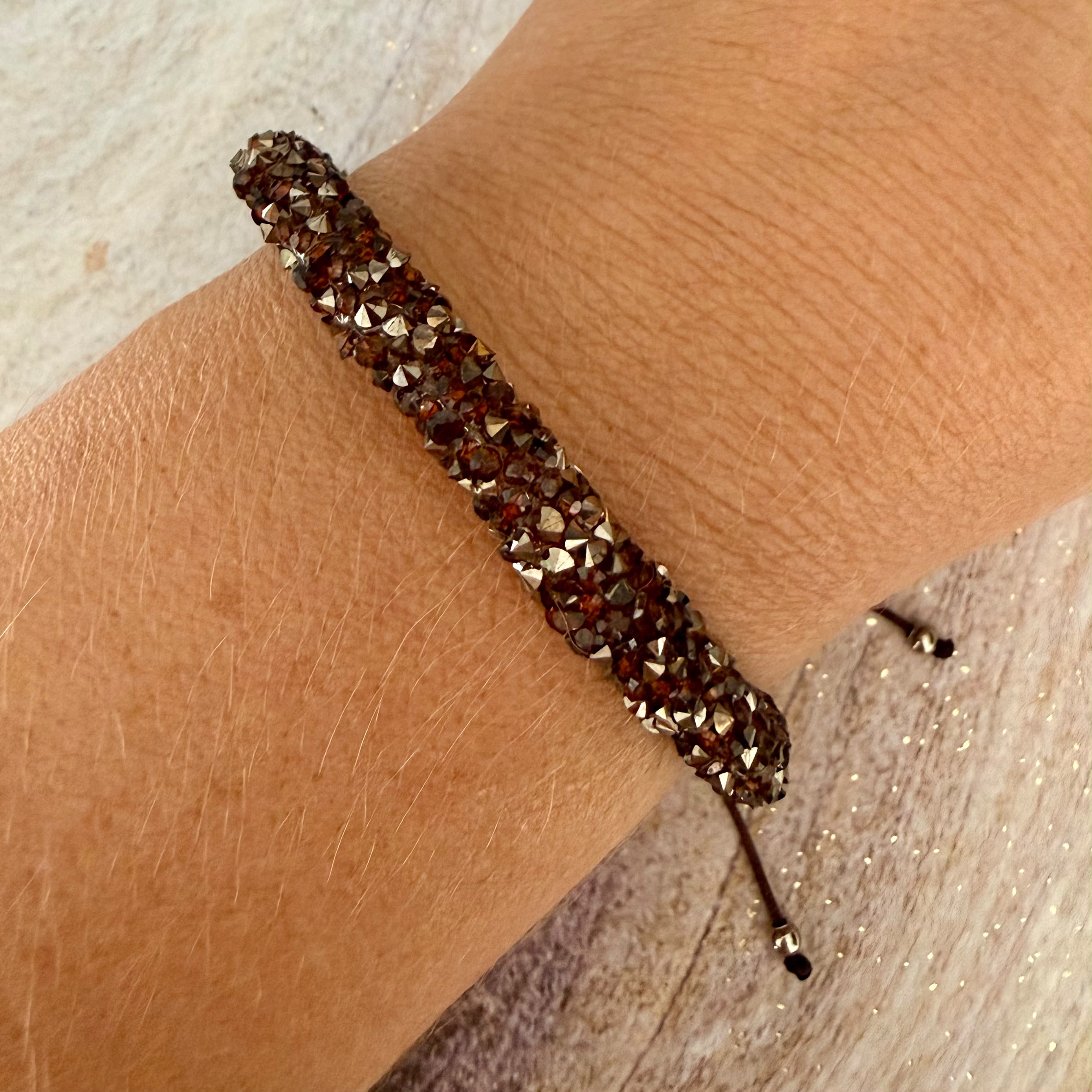 Sparkling Crystal Cord Bracelet