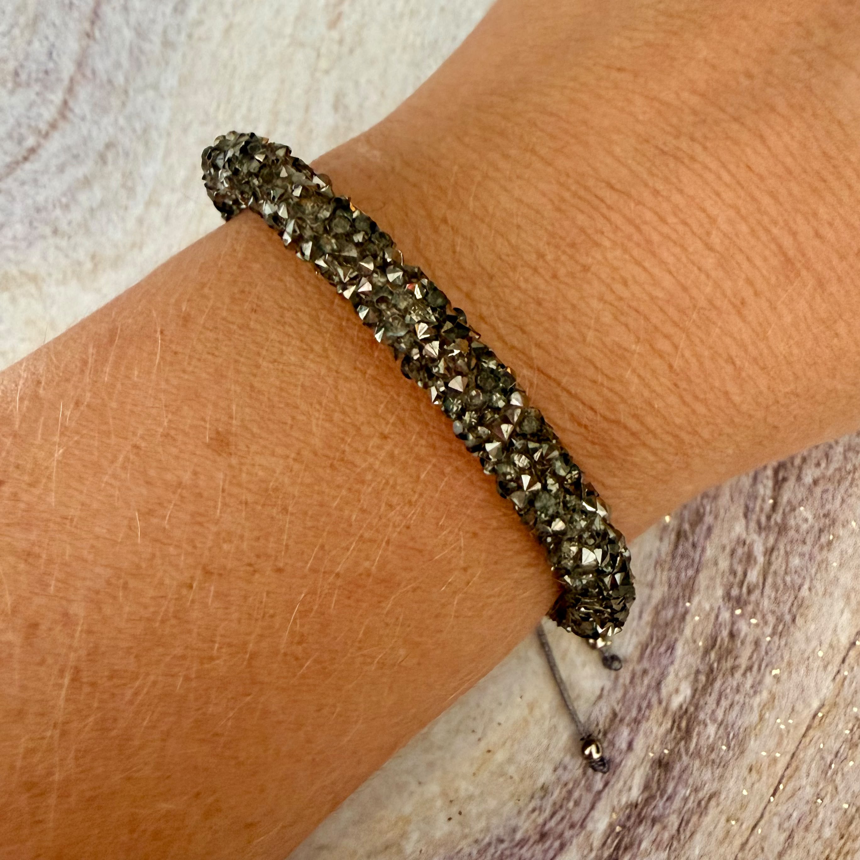 Sparkling Crystal Cord Bracelet