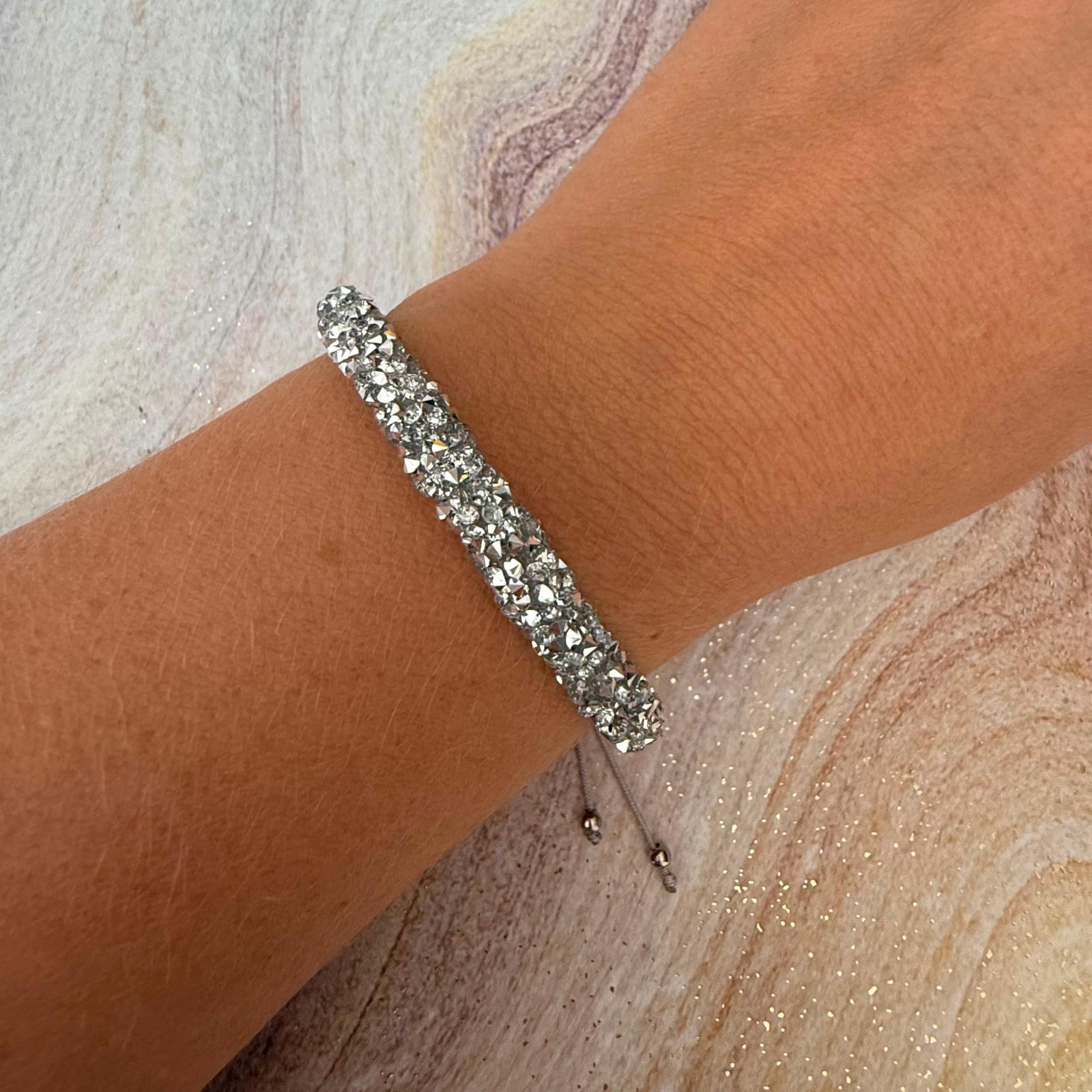 Sparkling Crystal Cord Bracelet