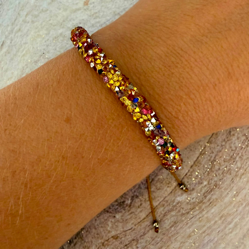 Sparkling Crystal Cord Bracelet