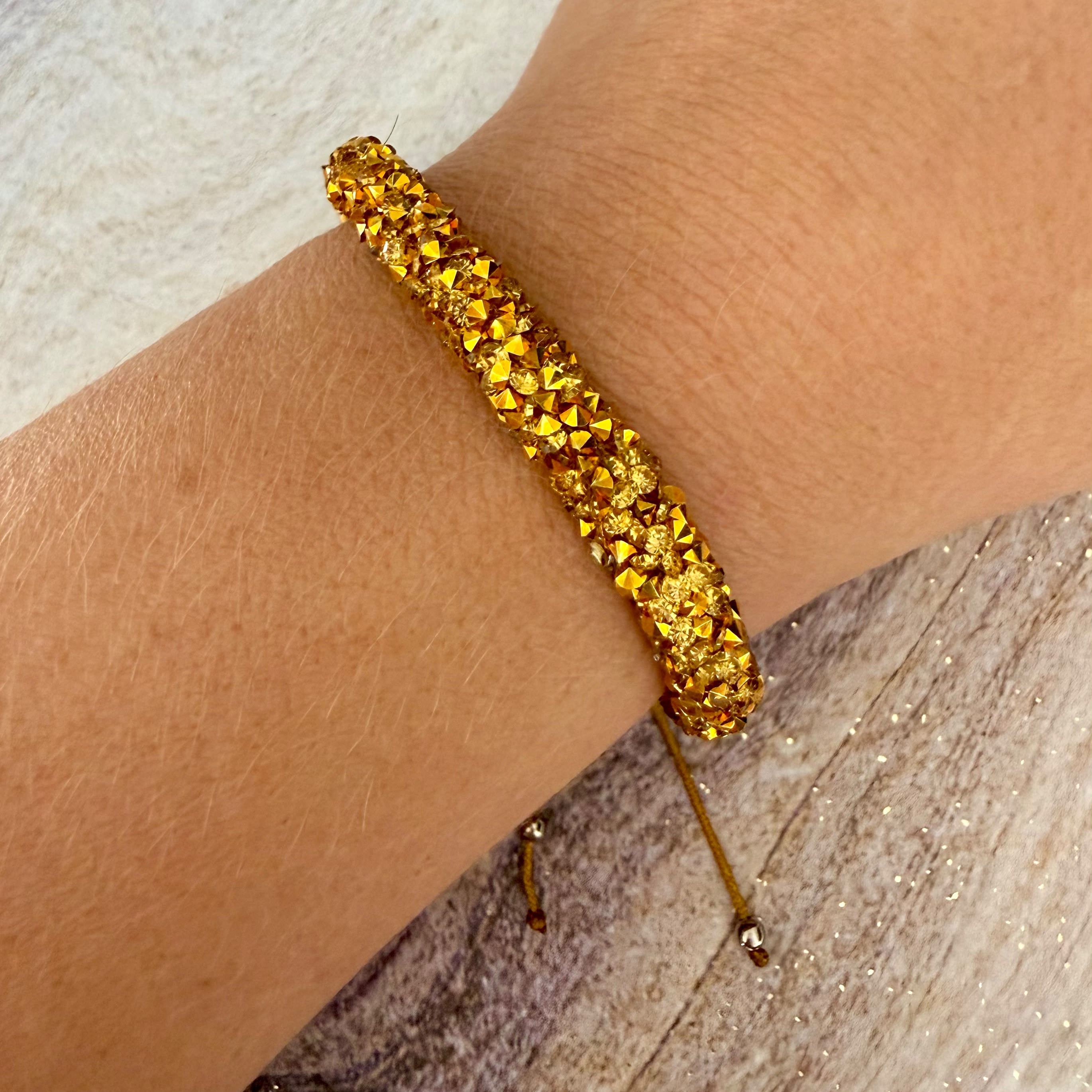 Sparkling Crystal Cord Bracelet