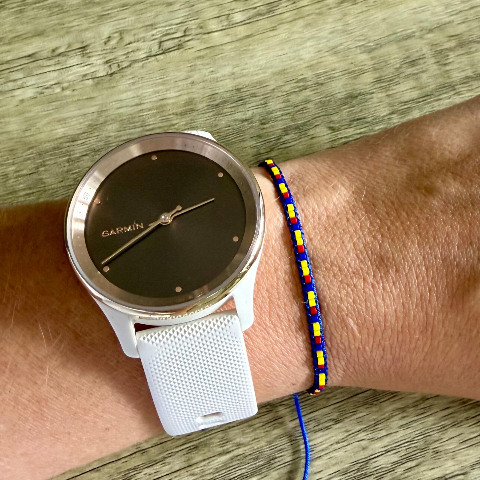 World Cup 2026 Colombia Flag Bracelet. Slim Miyuki
