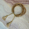 Golden Sands 5-Strand Wrap Bracelet