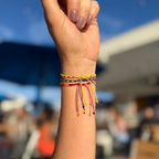 World Cup 2026 Colombia Flag Bracelet. Slim Miyuki