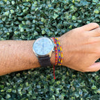 World Cup 2026 Colombia Flag Bracelet. Slim Miyuki