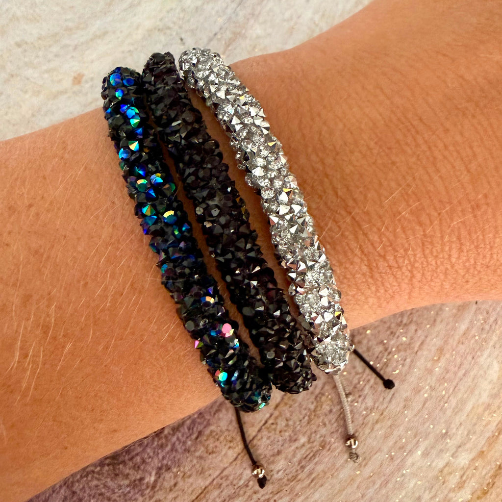 Sparkling Crystal Cord Bracelet