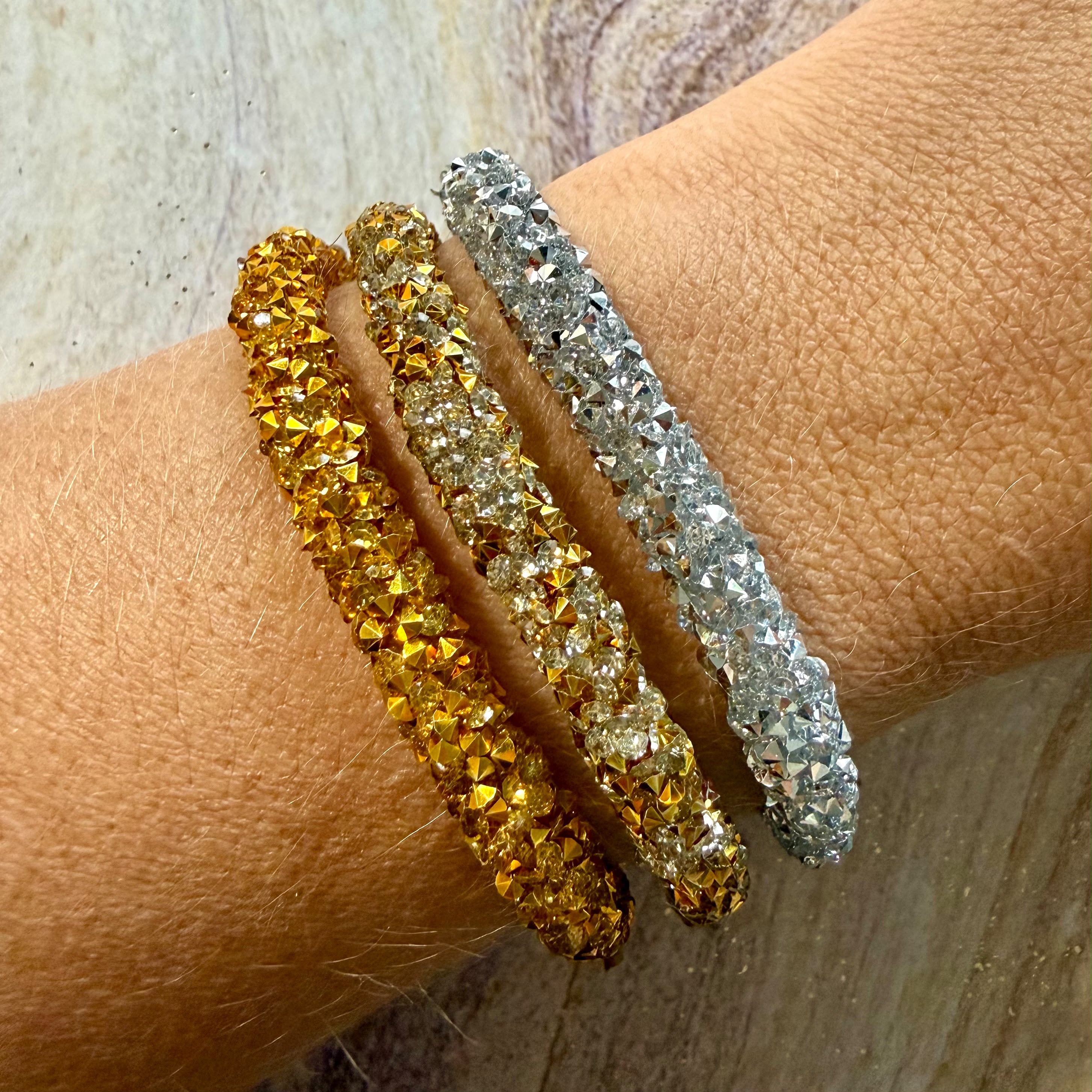 Sparkling Crystal Cord Bracelet