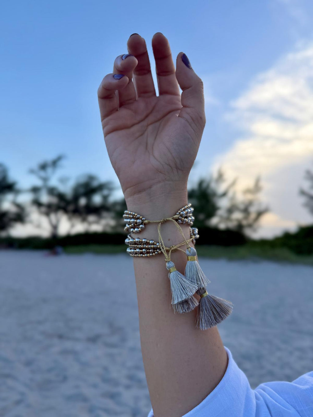 Golden Sands 5-Strand Wrap Bracelet