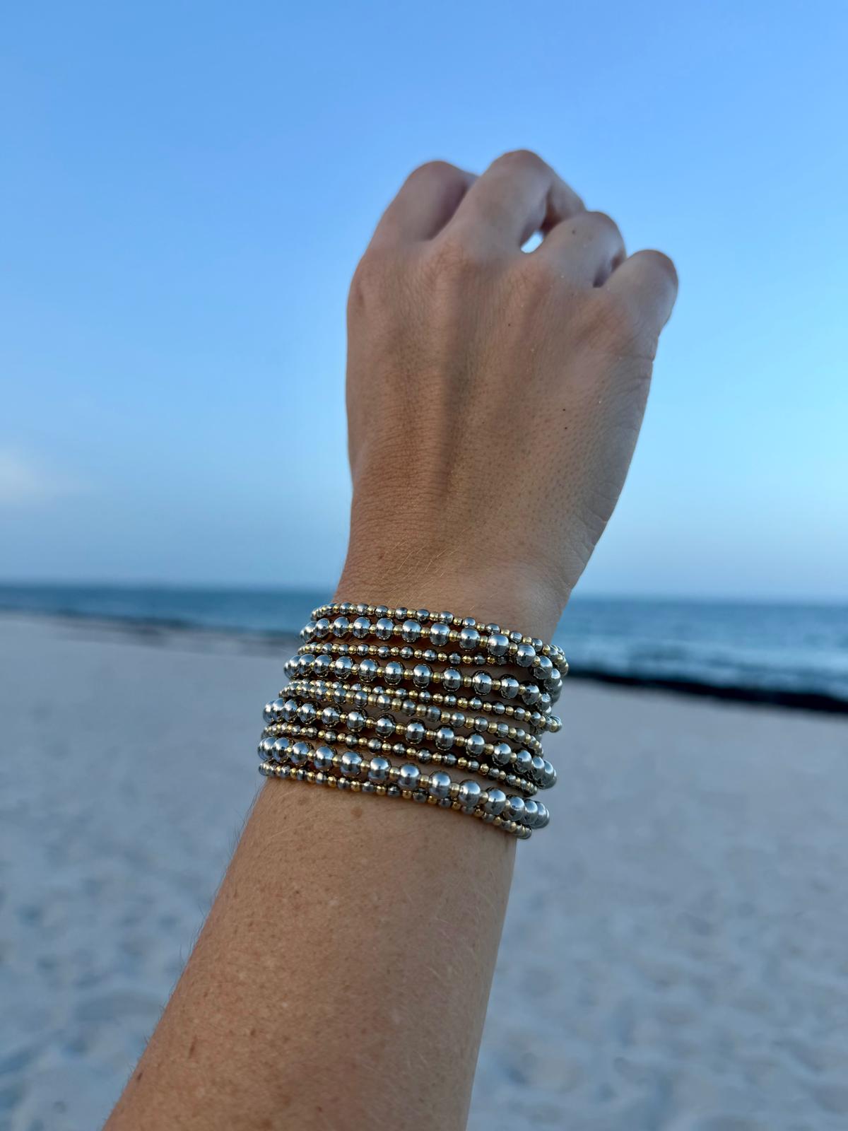 Golden Sands 5-Strand Wrap Bracelet