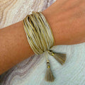 Golden Threads Wrap Bracelet
